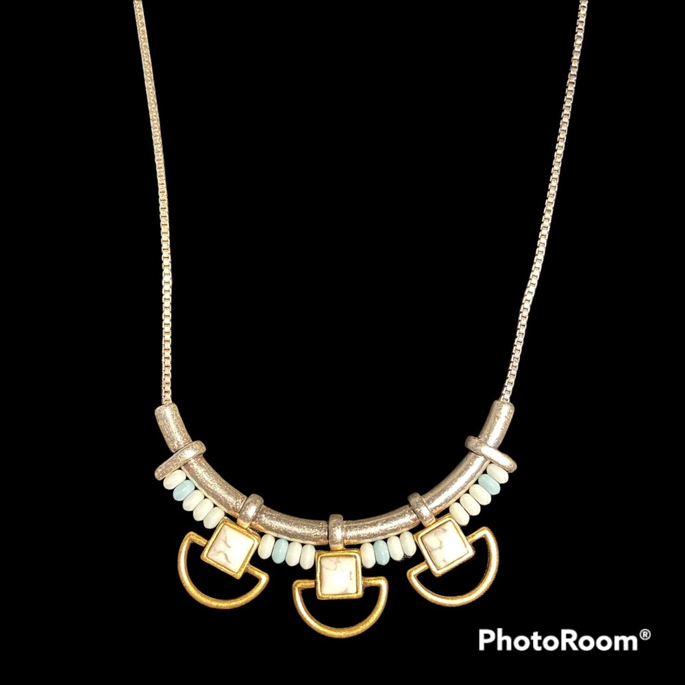 Stella&Dot Art Deco Necklace *In Beautiful Condition*